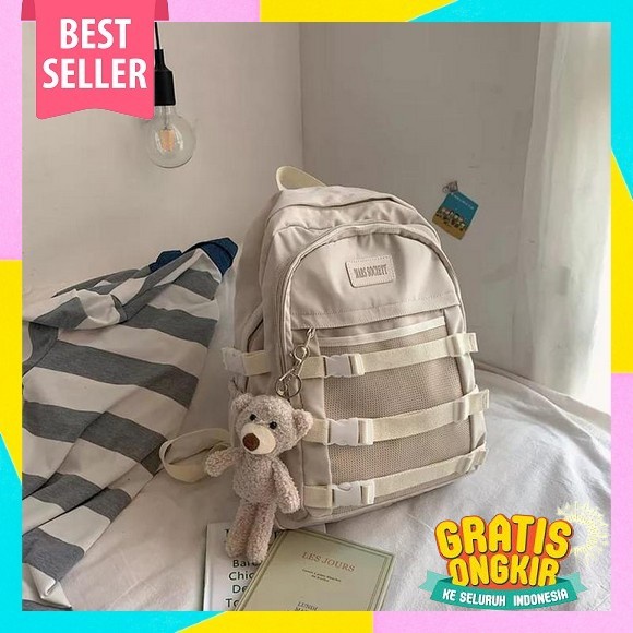 Tas Ransel Anak Sekolah Korea Pria Korean Sma Smp Backpack Lucu Kecil Murah Keren Perempuan Laki Tk 