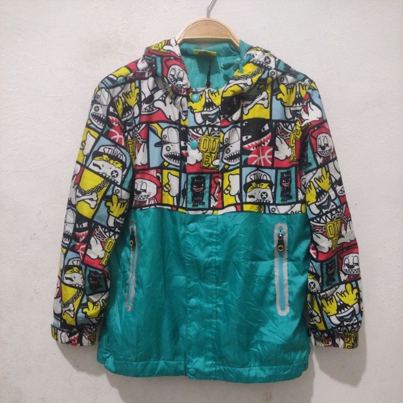 Jaket Hoodie Parasut Brand Elstinko kids Size 120 (Preloved)