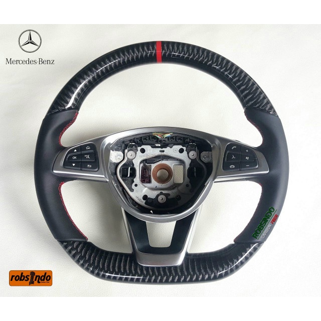 stir steering wheel mercedes benz W205  carbon asli