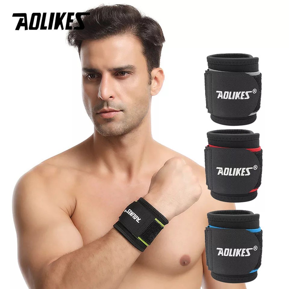 (COD) AOLIKES 7938 Wristband Hand Wrap Wrist - Pelindung Lengan Pergelangan