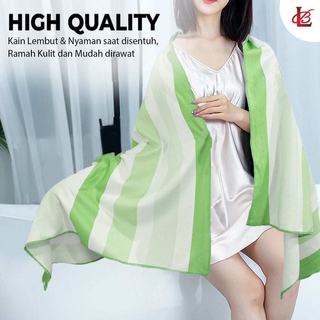 Handuk Mandi Jumbo Praktis Modis &amp; Lembut Ukuran 160cmx80cm Bahan Polyester  Handuk Dewasa Jumbo Model TerbaruH51