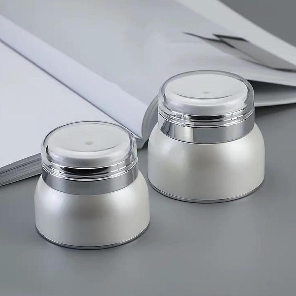 Preva 1pcs Toples Kosmetik Wadah Press Cream Pot Sample Vial Botol Vacuum