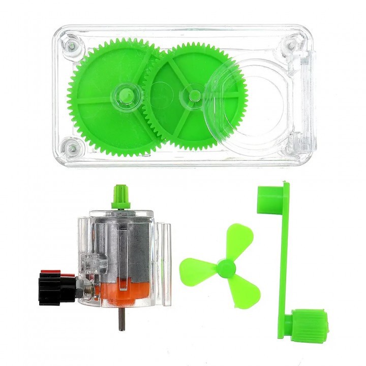 DIY Handheld Manual Electricity Mini Fan Science Experiment Model Kit