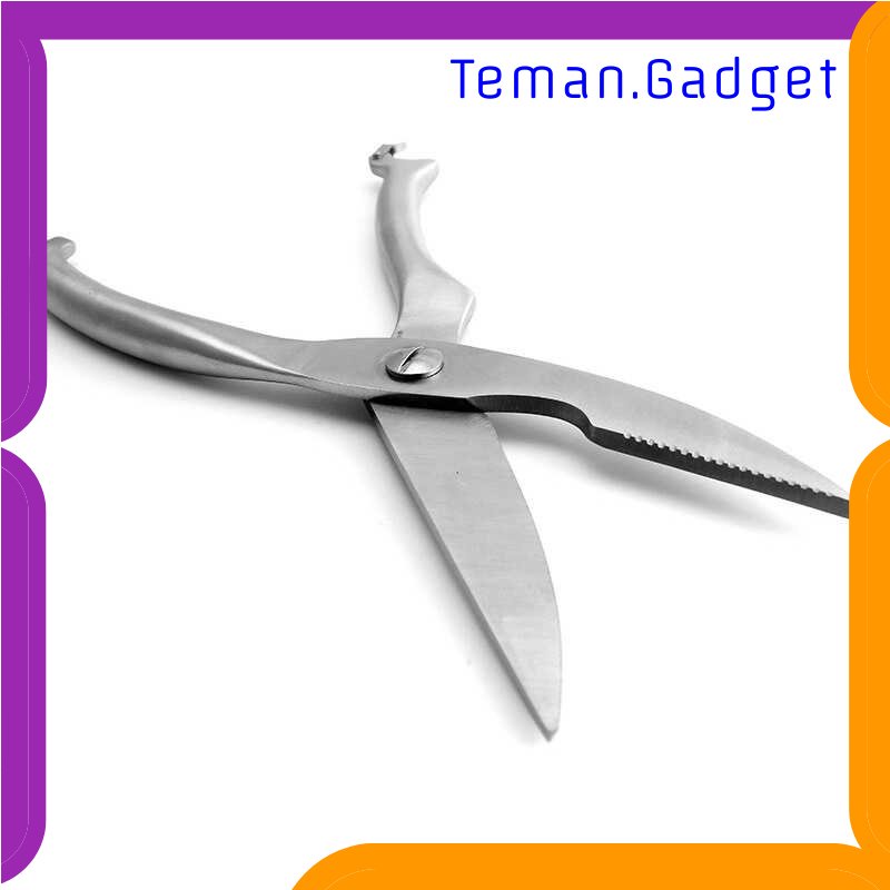 TD - DPR XITUO Gunting Tulang Dapur Kitchen Bone Scissors Stainless Steel - HU14