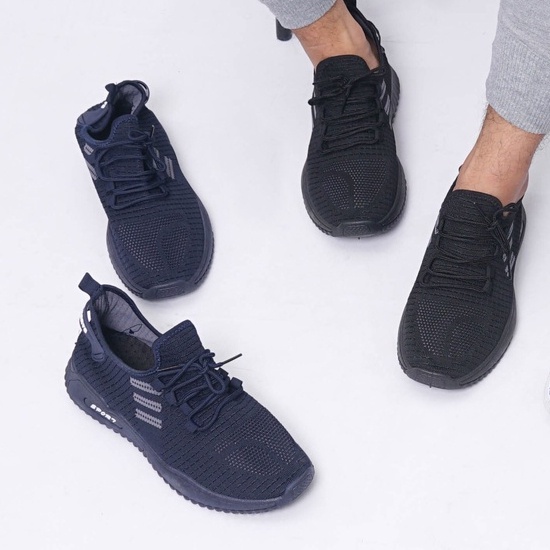 SARASARA YUK - Dunkenstock CONAN 1 Sepatu Pria Sneakers Tinggi 4cm Size 40 - 44 Bahan Canvas Rubber Premium Karet Tidak Licin Sneaker Sport Olahraga Jogging Sniker Anak Sekolah Belleza Casual Warna Hitam Black Terbaru Shoes Original Mall Official Store 3