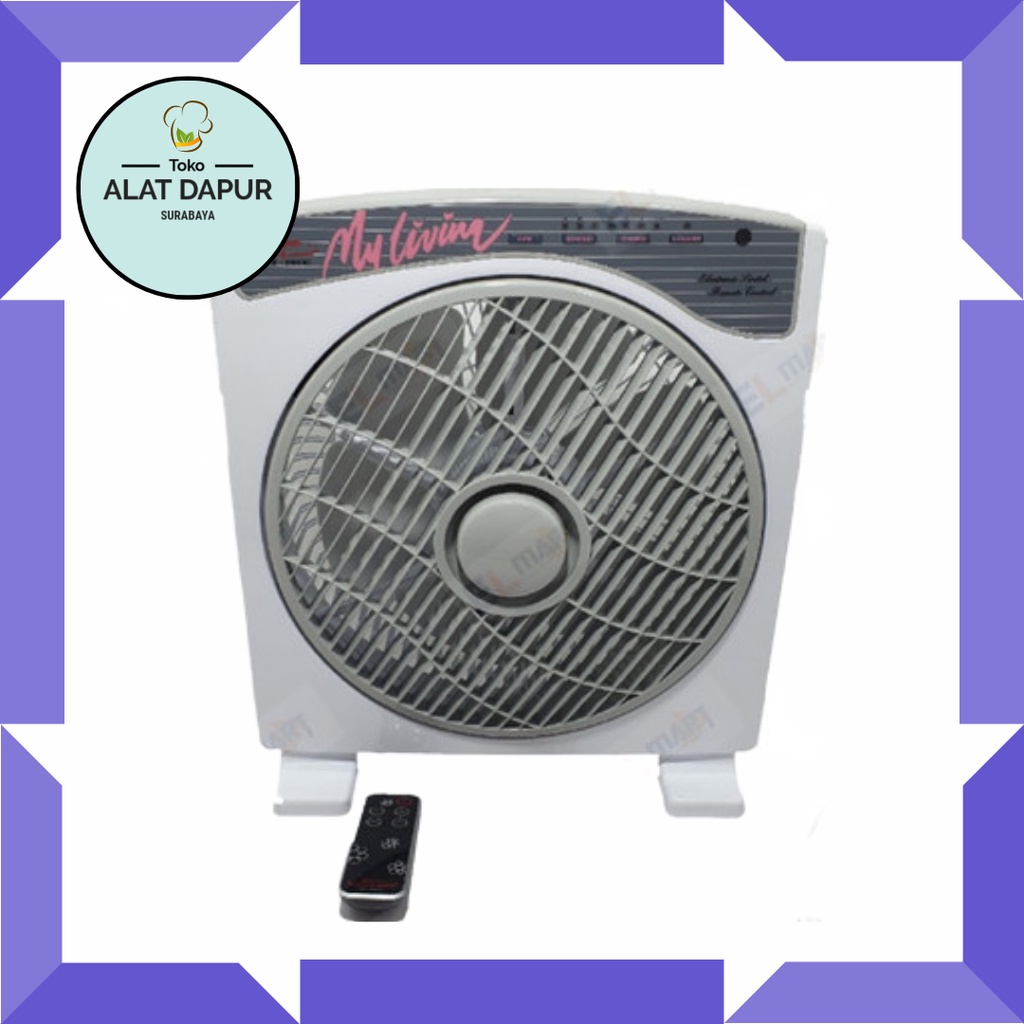 Kipas angin box fan MASPION Box fan 12 inch remote JF-1205RC / 1205 RC-MASPION Box fan 12 inch remote JF-1205RC / 1205 RC-1205 RC