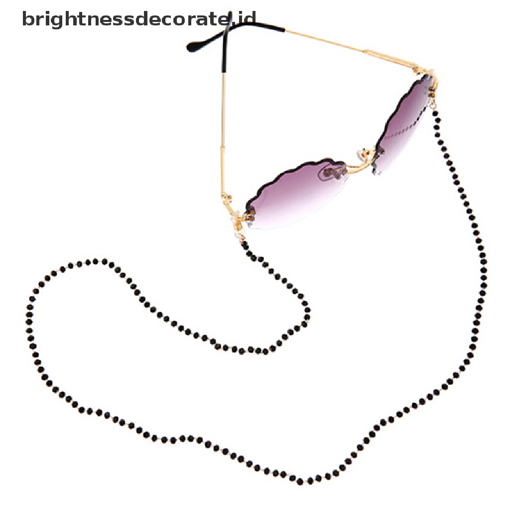 [Birth] Rantai Kacamata Baca Metal Sunglasses Cords Manik-Manik Lanyard Kacamata Hold Straps [ID]