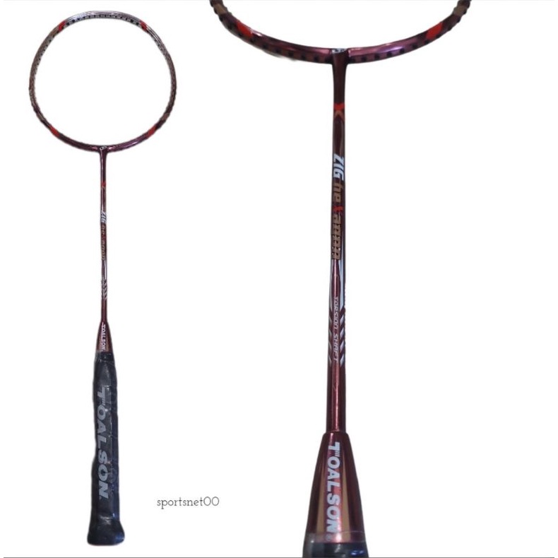 Raket Badminton Toalson Zig Hexagon Original / Raket Toalson Zighexagon