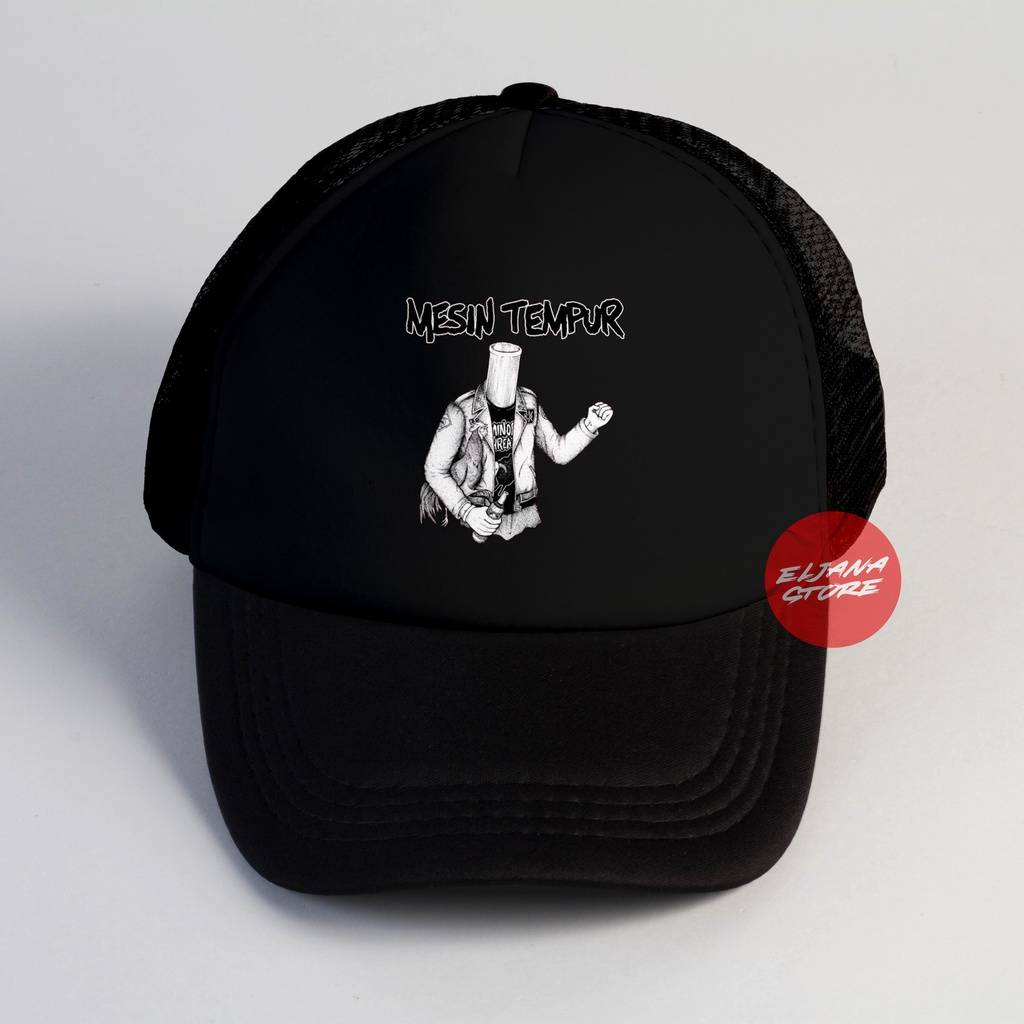 Topi Snapback Mesin Tempur | Topi Trucker Mesin Tembur | Topi Band Metal