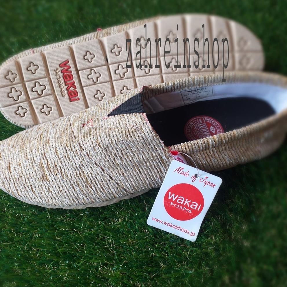 WNR.09Ja23ᴾ ◦ WAKAI motif Rajut limited edition sol karet pria wanita 36 - 43