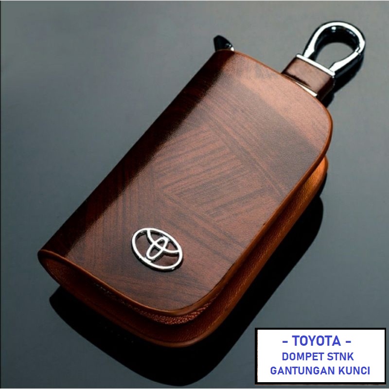 Dompet Mobil Oto TOYOTA STNK Gantungan Kunci Mobil Motor STNK Motif toyota Branded Premium/ agya calya avanza veloz fortuner yaris dll