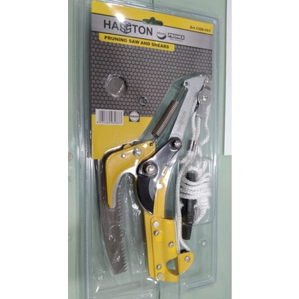 HASSTON 1350-103 Gunting Dahan Tarik Gunting Galah Tarik dan Pisau Gergaji