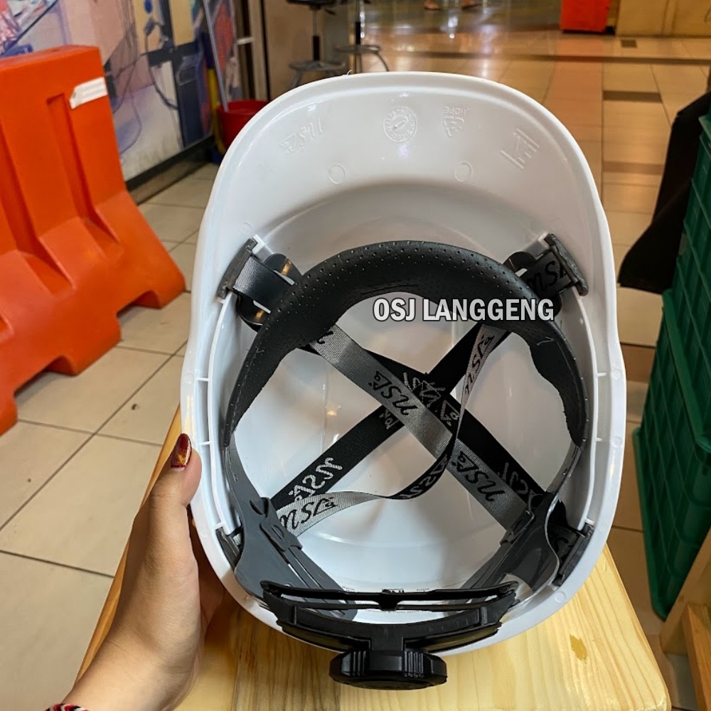 Helm Safety NSA Vented Putih Fastrack - Helm Safety Persamaan Delta Plus