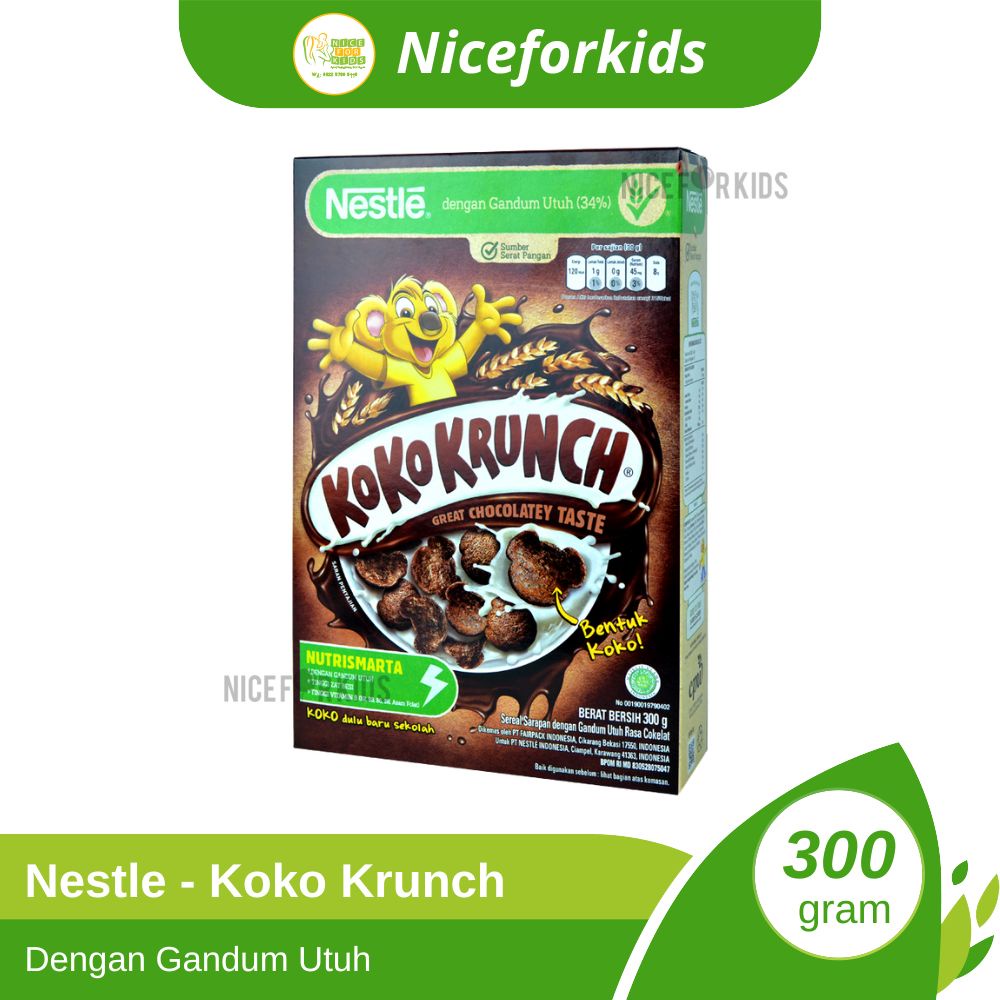 Nestle Sereal Kemasan Box Honey Stars 300gr / Koko Krunch 300gr / Milo 300gr