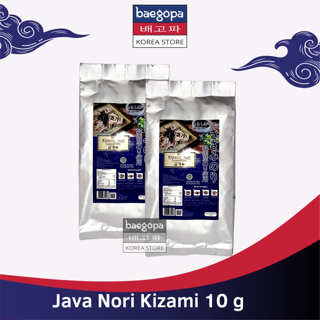 

KIZAMI NORI 10 g Halal | Kizaminori Shredded Nori | Nori Potongan/