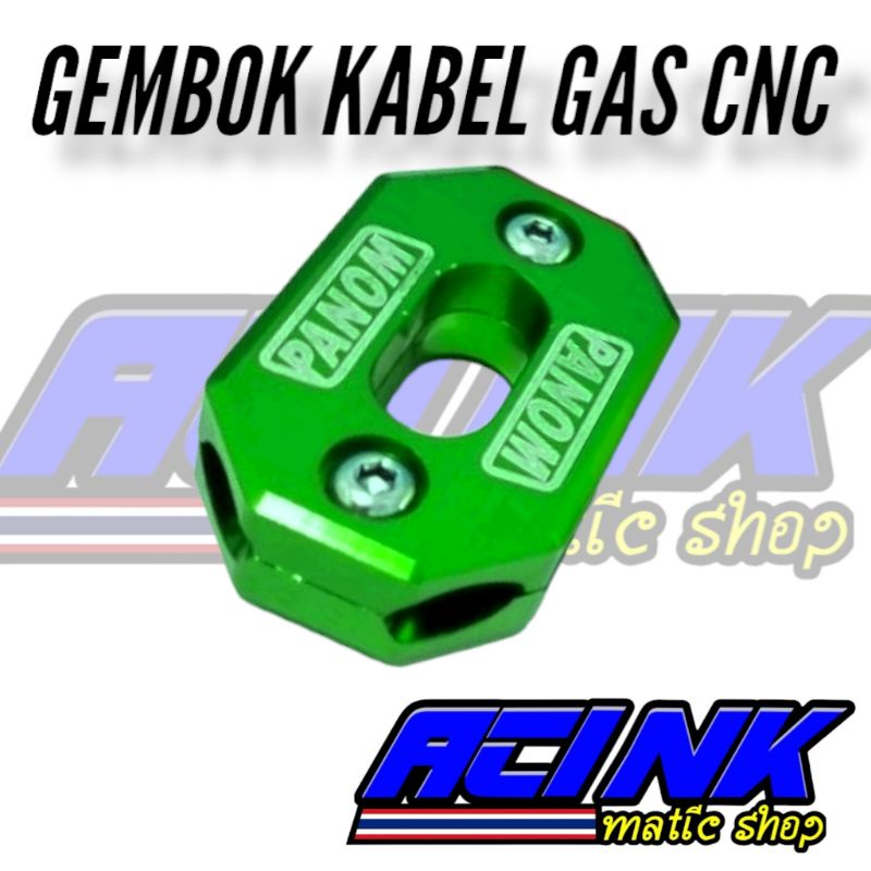 Gembok cnc gembok kabel gas cnc / gembok slang gardan cnc