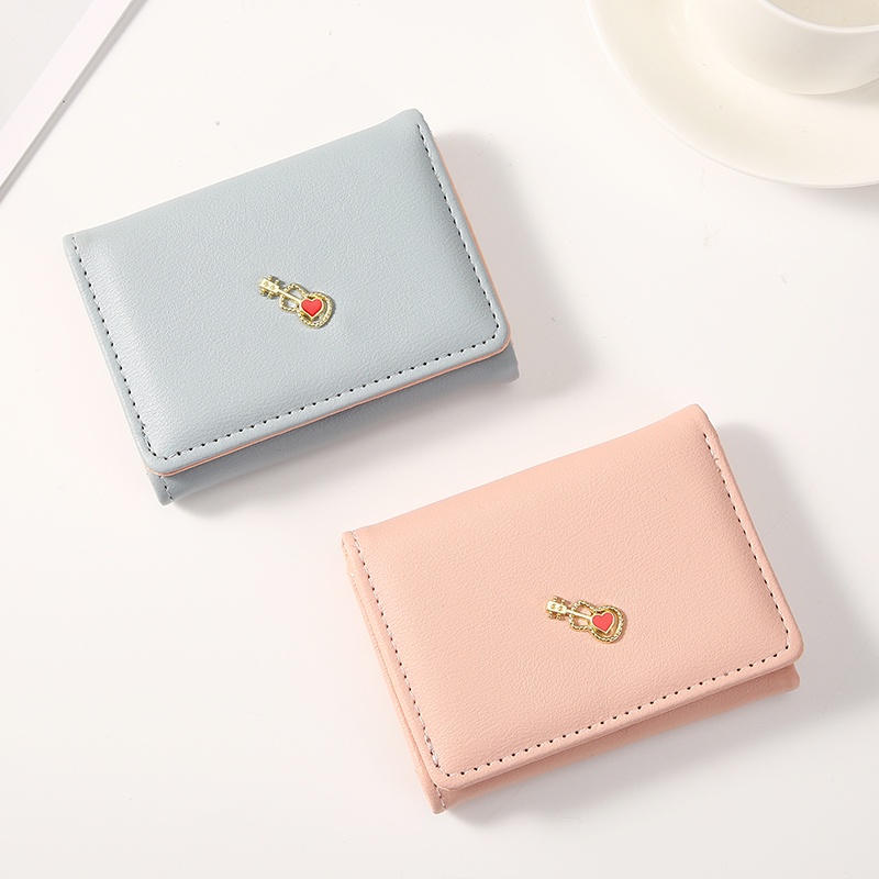 Dompet Lipat Wanita Dompet Korean Style Kasual Motif Lucu Kekinian Women Wallet Import Azgalery D79