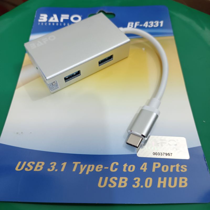 BAFO BF-4331 USB Type C TO HUB 4 PORT USB 3.0