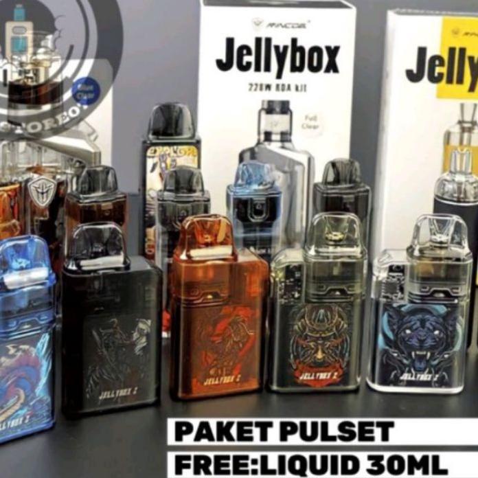 Terbaru (COD) (COD) elektronik kecil lainnya Koleksi Terbaru vapee vapoor jelly box full sett  original hobi.. T5D` My one jaya