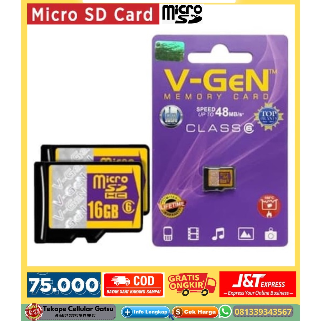 Memori vgen 16gb