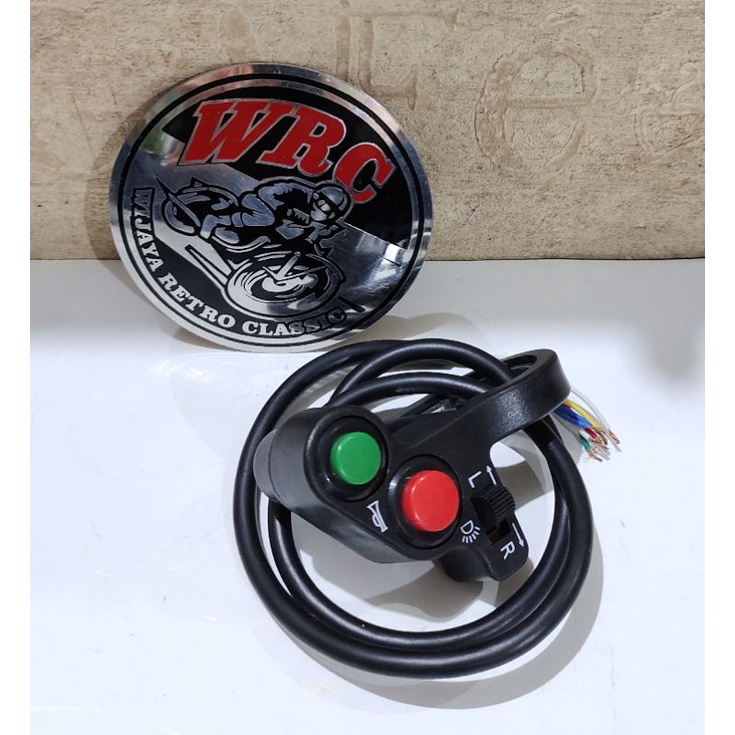 Holder Saklar Kiri Gantung Custom Universal Semua Motor