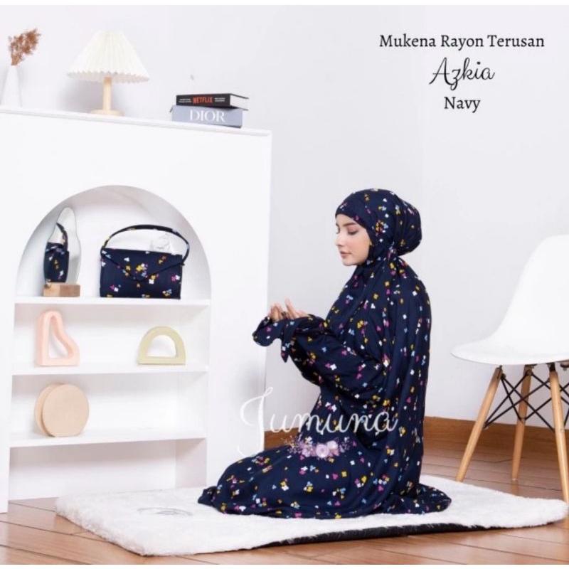 Mukena terusan Rayon dewasa by Lessy.id