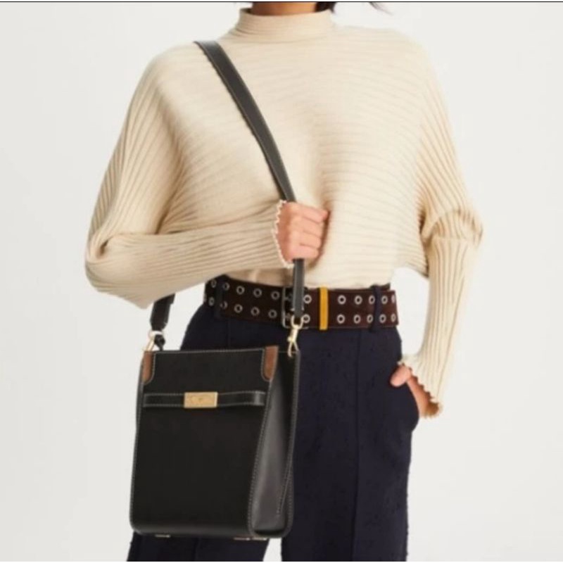 TB lee radziwill pebbled double bucket