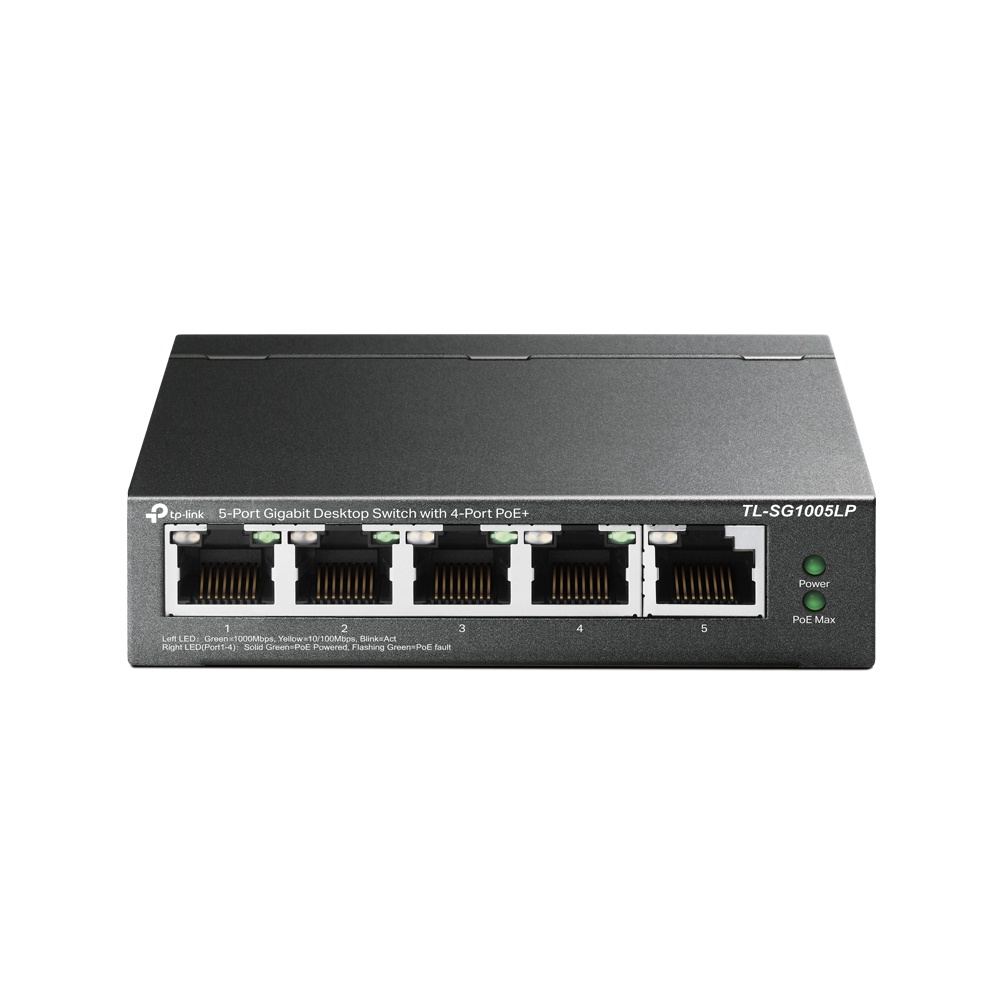 Tp-Link TL-SG1005LP 5-Port Gigabit Desktop Switch 4-Port PoE+