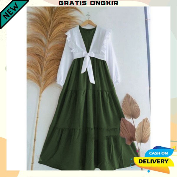 Gamis Anak Perempuan Terbaru 2023 Gamis Anka Cewek Kekinian Baju Gamis Syari Anak Perempuan Import P