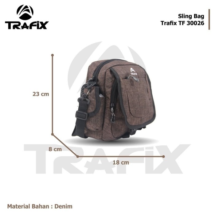 [KLIKTAS] Tas slempang pria TRAFIX - TF 30026 - sling bag gaul