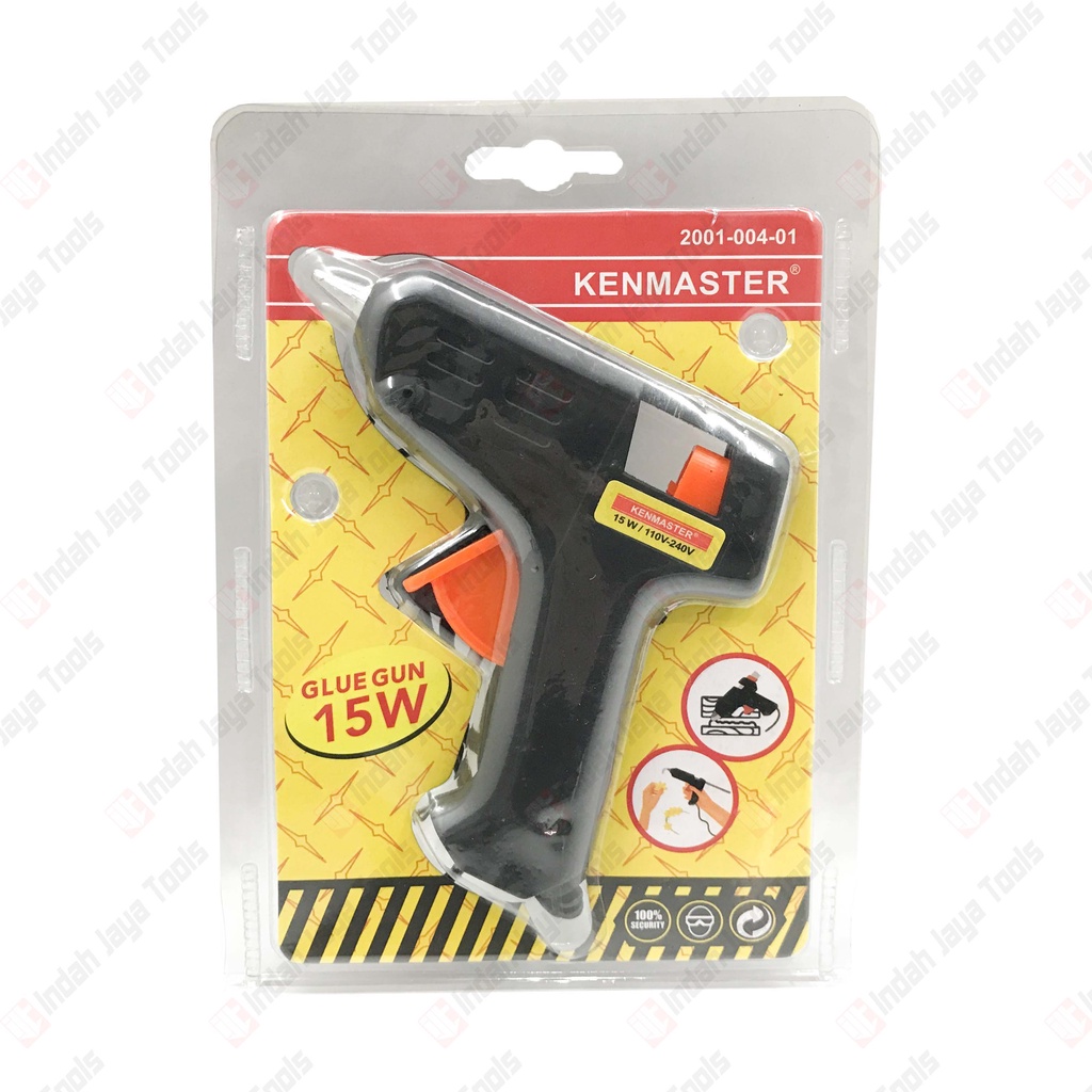 KENMASTER Hot Melt Glue Gun 15 Watt / Alat Lem Lilin Tembak