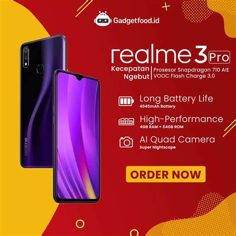 REALME 3 PRO 4/64 BLUE SECOND LIKE NEW FULSET