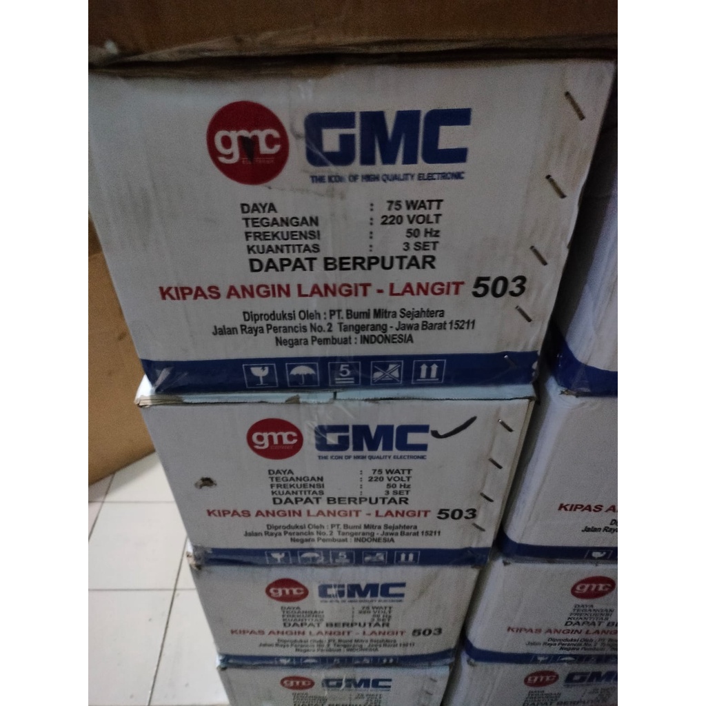 Kipas Angin Langit-Langit GMC 503 (Ceiling Fan)  Ukuran 56&quot; Baling Besi - Termurah