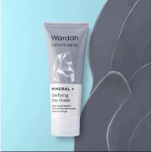 PUSAT- WARDAH NATURE DAILY MINERAL + CLARIFYING CLAY MASK 60ML