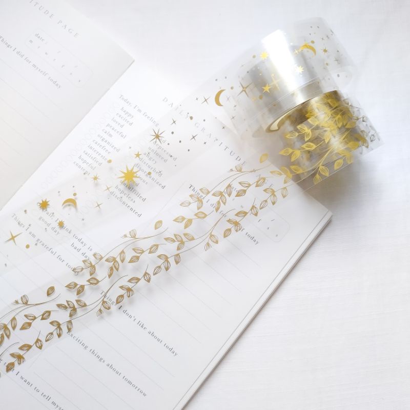 

PET Tape Sticker Gold Foil • Golden Ivy