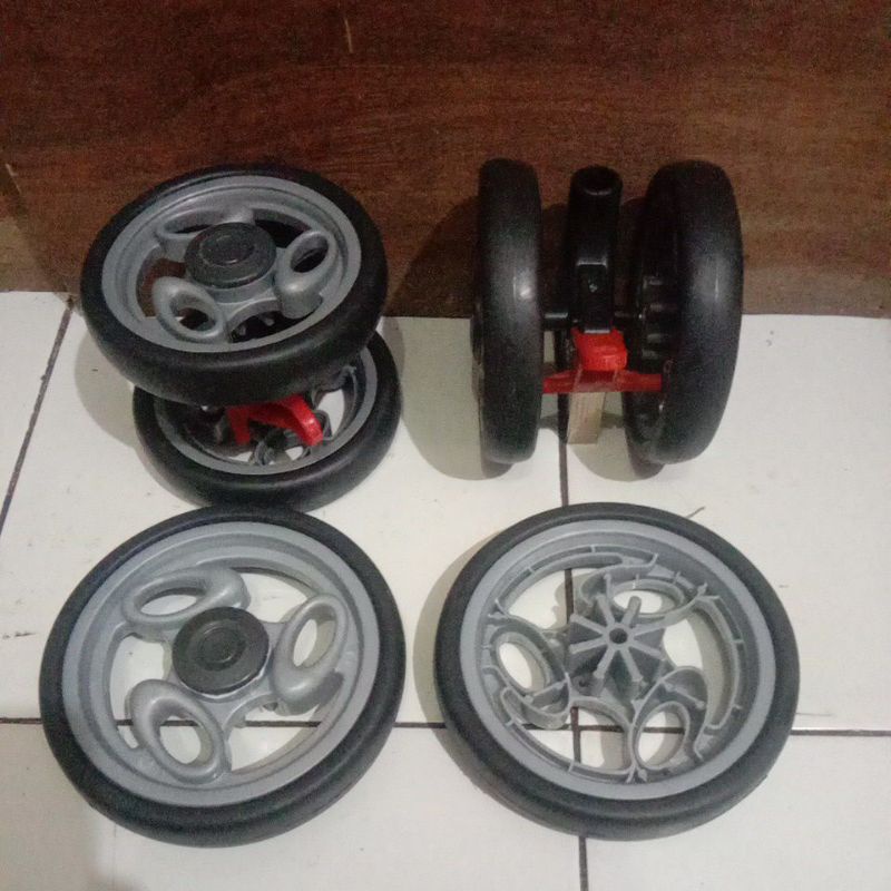 Roda Stroller satu Set 4pcs