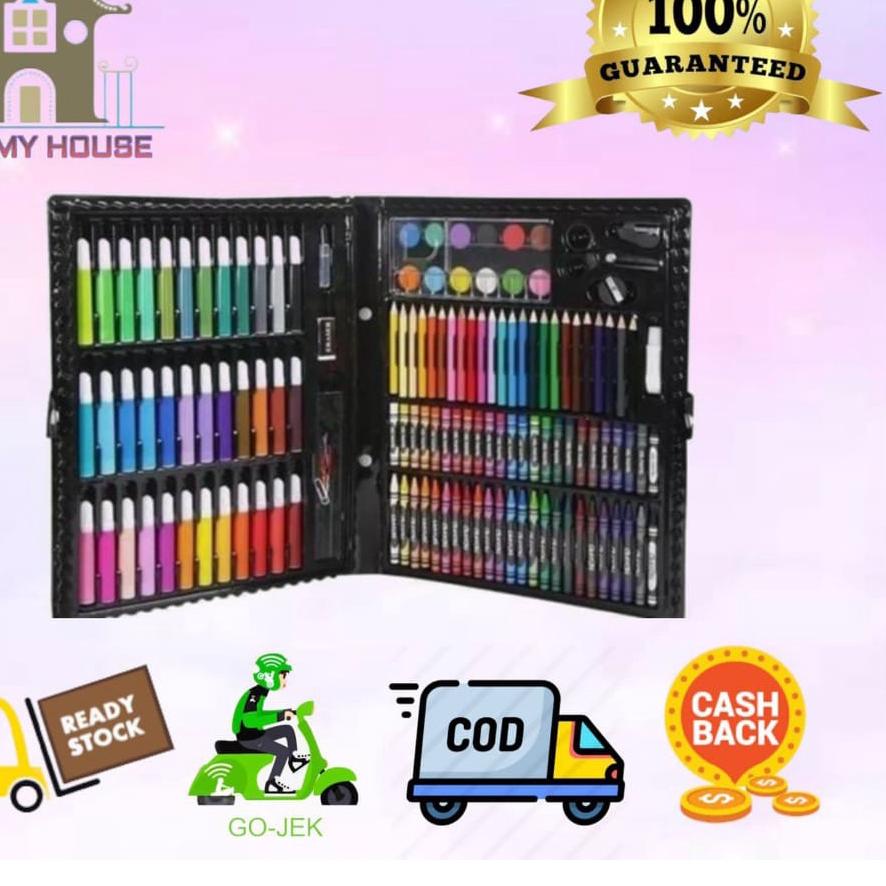 

ス ⭐Dreamyhouse⭐150PCS Crayon Set Pensil Warna dan Alat Gambar / Alat Tulis & Lukis Menggambar Melukis Terjangkau!!