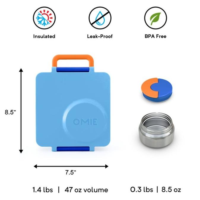 Jual OmieBox kotak makan lengkap dengan thermos lunch box omie box