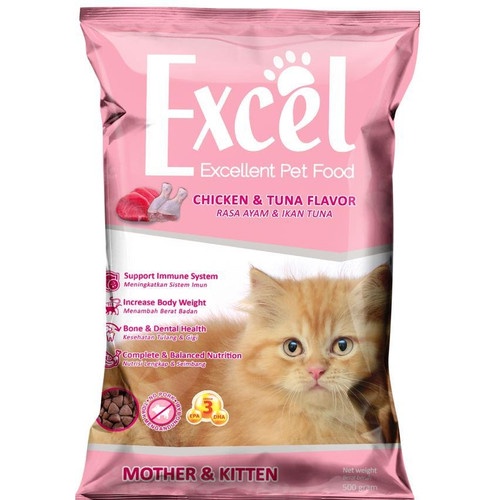 Excel Cat 500 gram Makanan Kucing  Cat Food 500gr