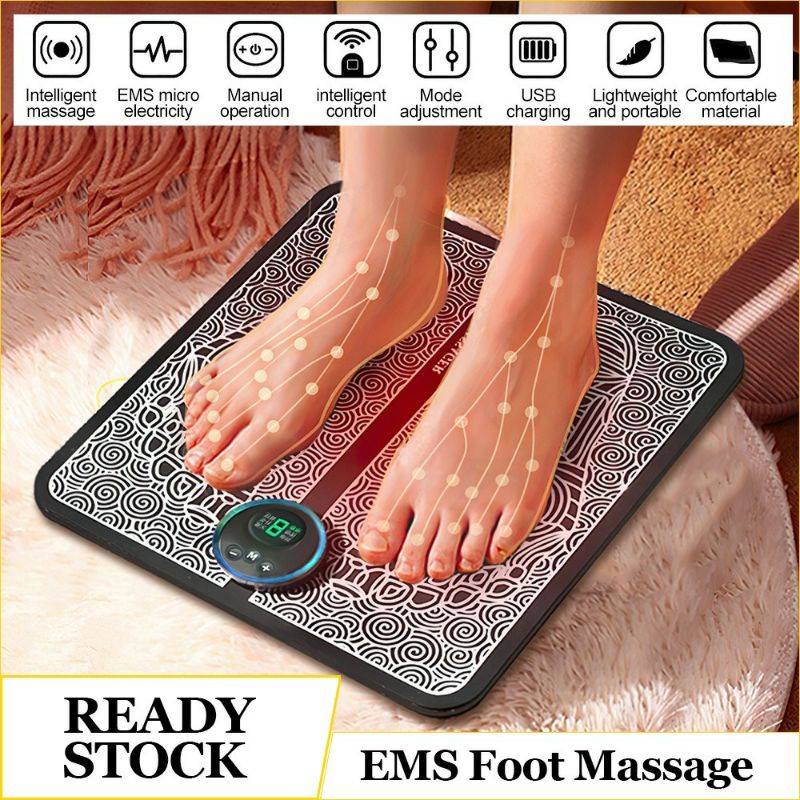 Jual EMS Foot Massage Pijat Terapi Kaki Elektrik Refleksi Saraf Telapak ...