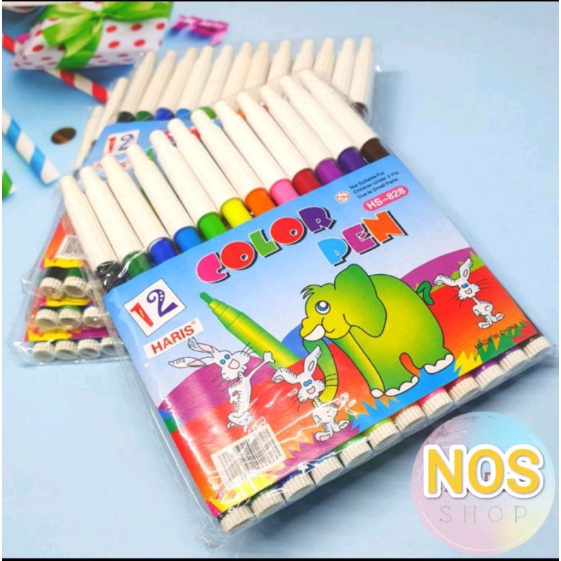 

SPIDOL WARNA 12 PCS
