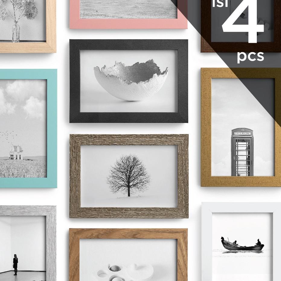 Depan PICORA ALTO 4R (10x15cm) Pigura Frame Bingkai Foto - ISI 4 PCS
