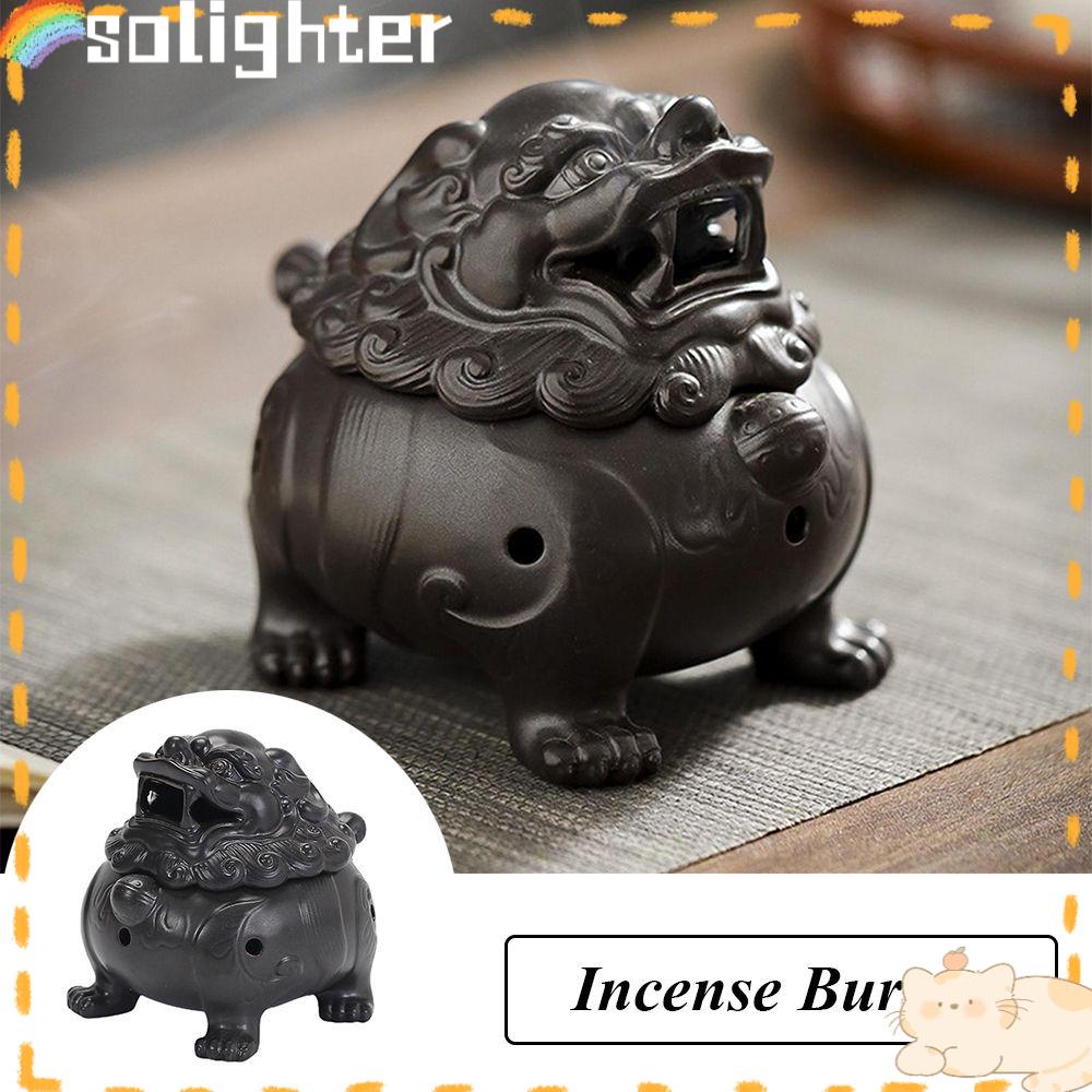 Solighter Incense Burner Meditasi Kreatif Dekorasi Rumah Tungku Aromaterapi