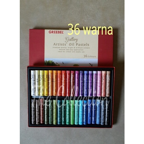 

Pastel Atk0036 36 Warna Greebel Artists Oil Pastels Crayon Krayon Colors Alat