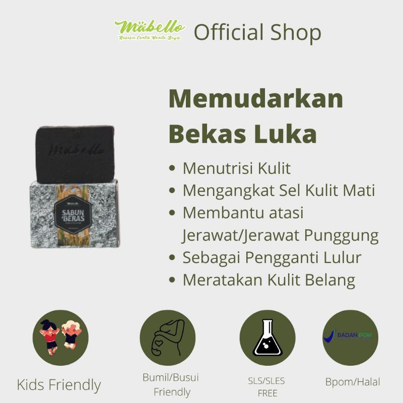 SABUN ALAMI MABELLO BPOM / SABUN BEDDA LOTONG / MABELLOINDONESIA / MABELLO INDONESIA