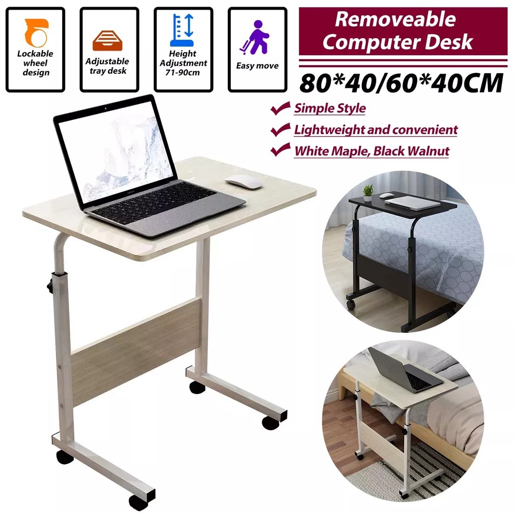 Meja Laptop Komputer Belajar Adjustable Portable Rotate Laptop Desk - ND02