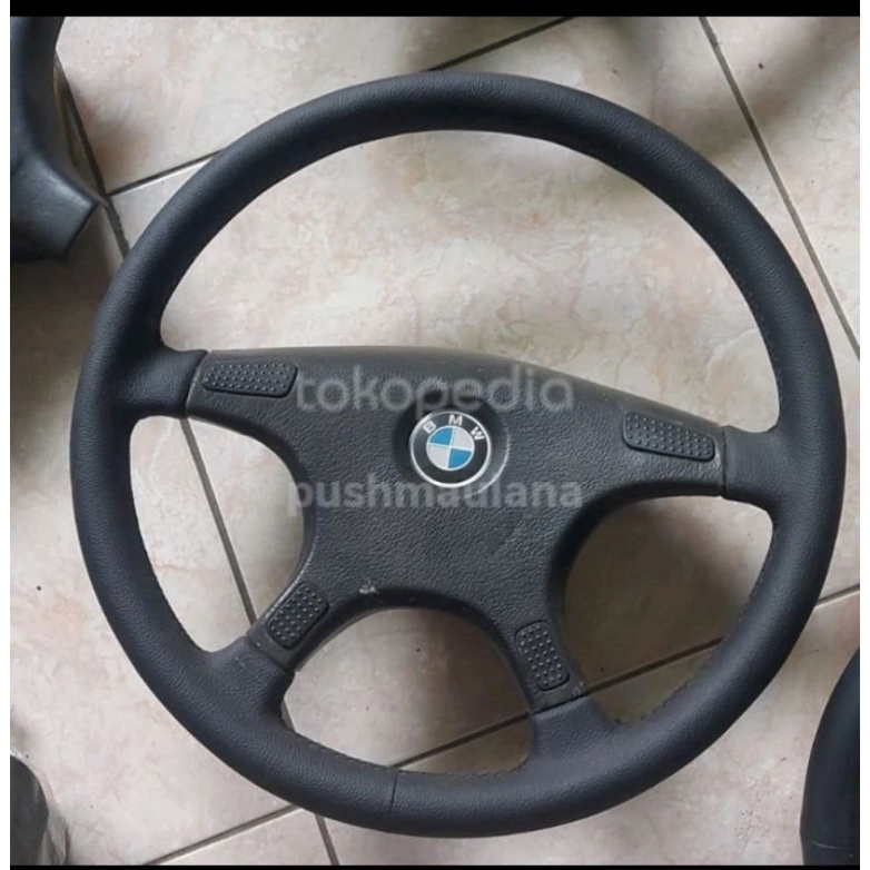 Stir Setir BMW E34 -  BMW E30 Kulit Jahit Bukan Karet