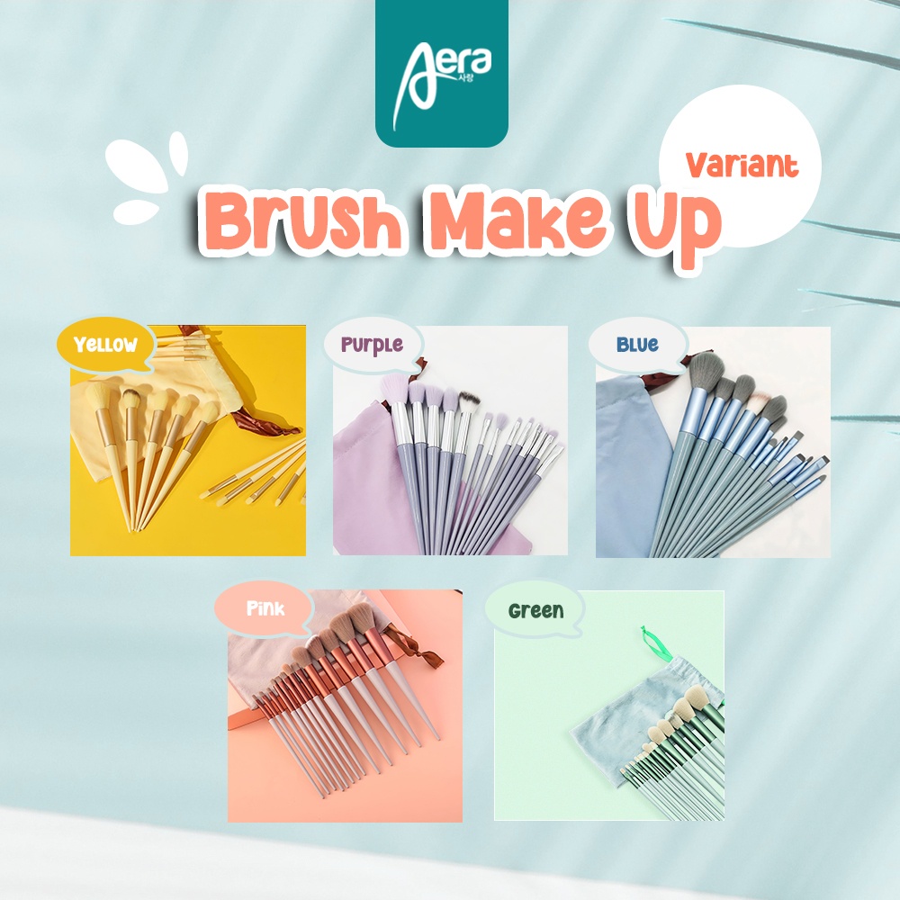 AERA Brush Make Up Kosmetik Brush Powder Foundation Brush Kuas Makeup