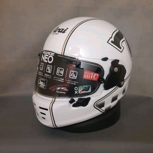 HELM FULL FACE RETRO RAPIDE NEO|ARAI CLONE 1:1|HELM IMPORT