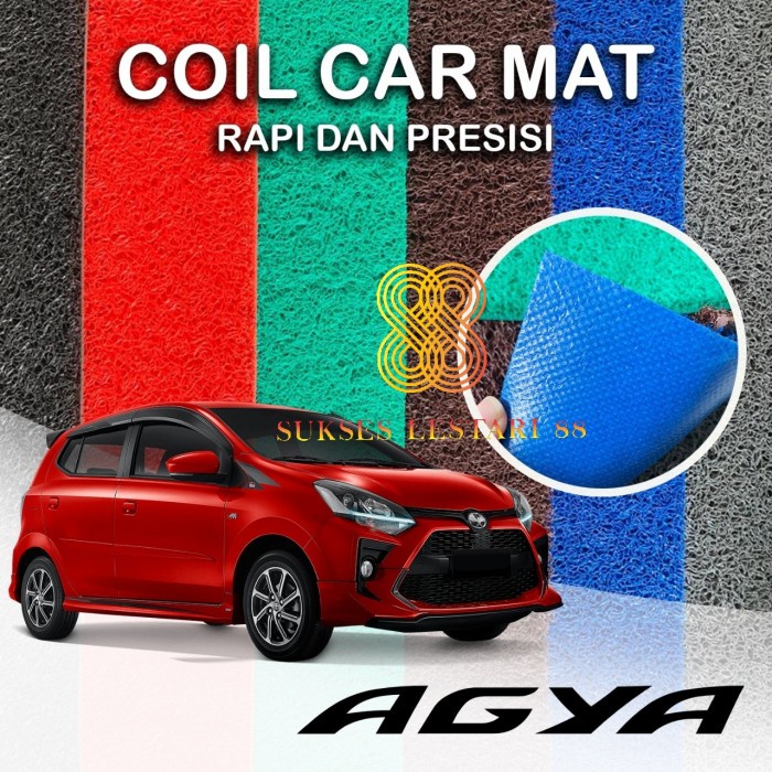 KARPET MOBIL PREMIUM TOYOTA AGYA MIE BIHUN 1 WARNA